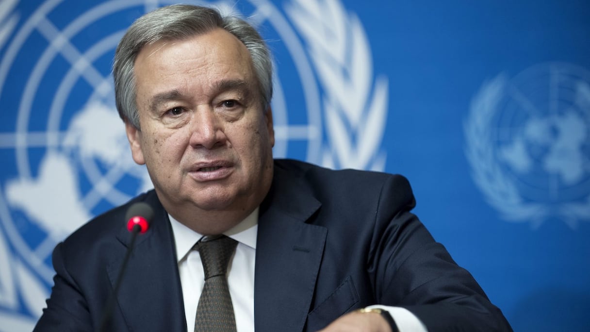 António Guterres, Secrétaire général des Nations unies
