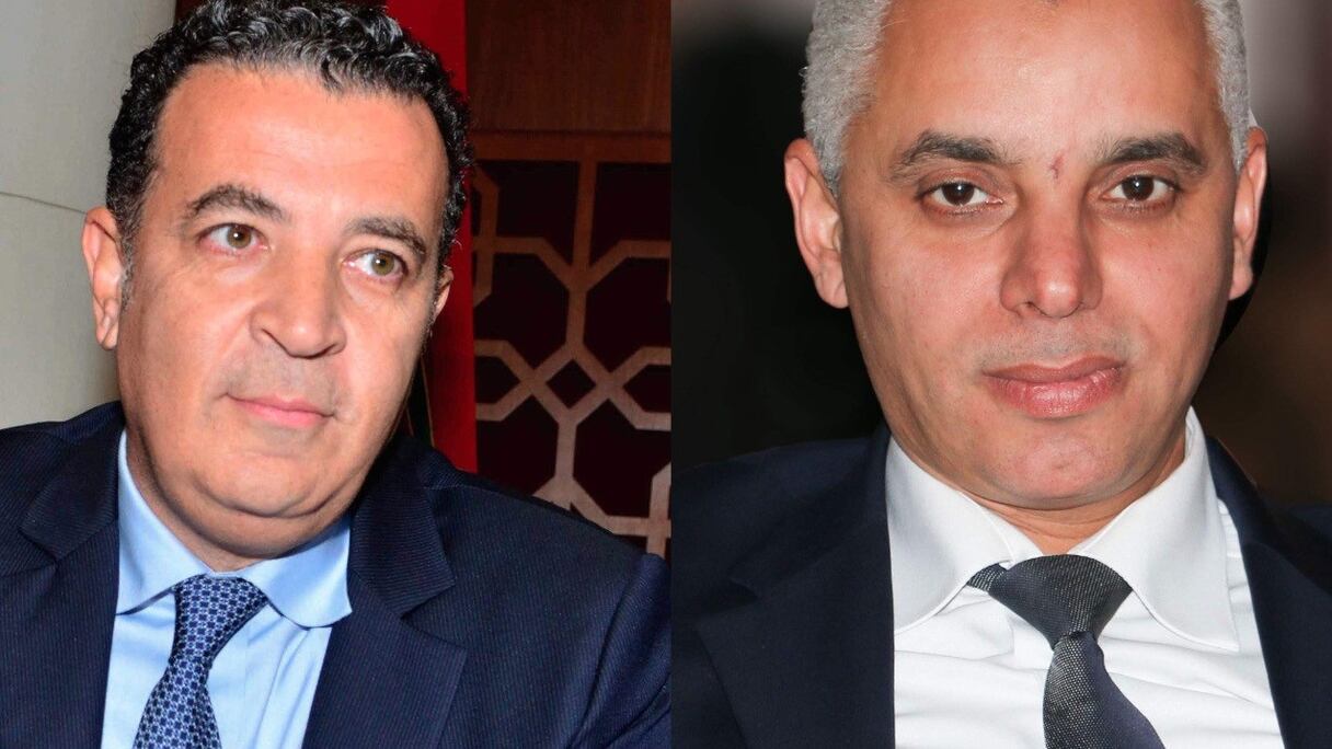 Chakib Alj, président de la CGEM et Khalid Ait Taleb, ministre de la Santé.
