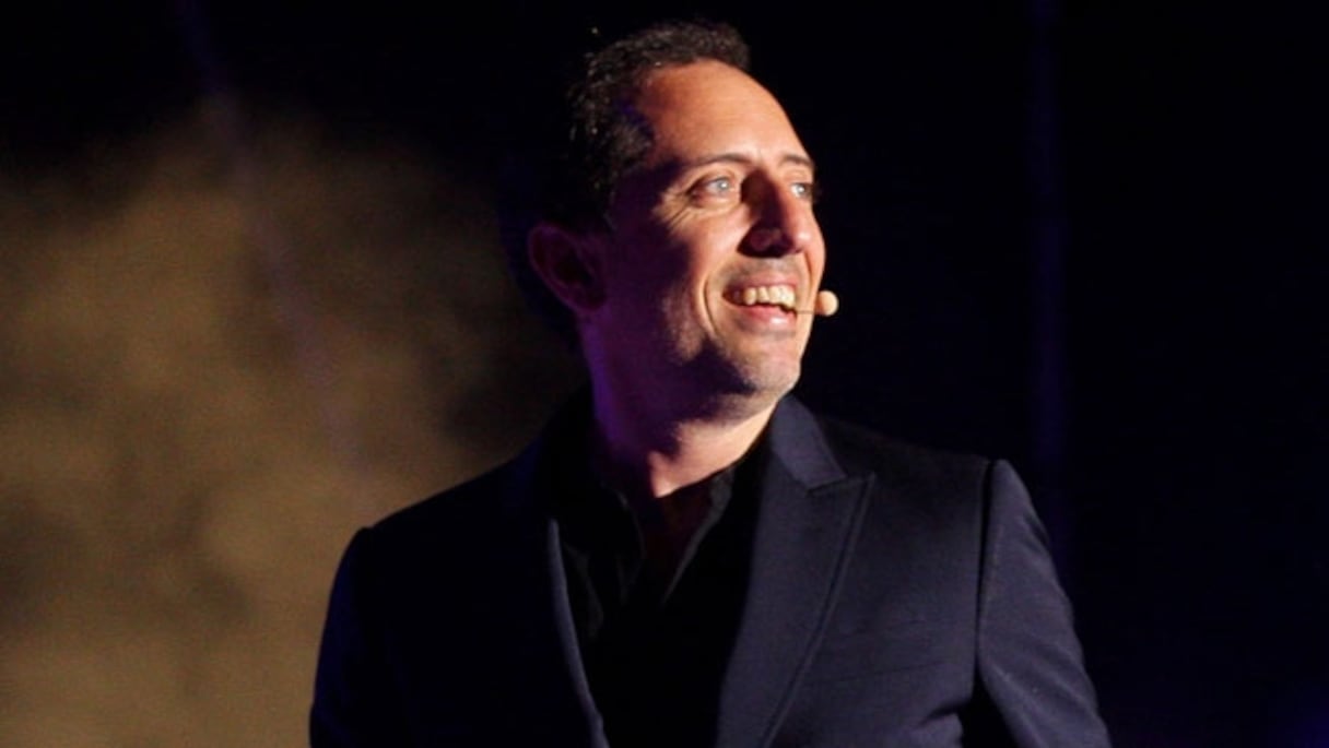 Gad Elmaleh savourant son succès le 11 février à New York. 
