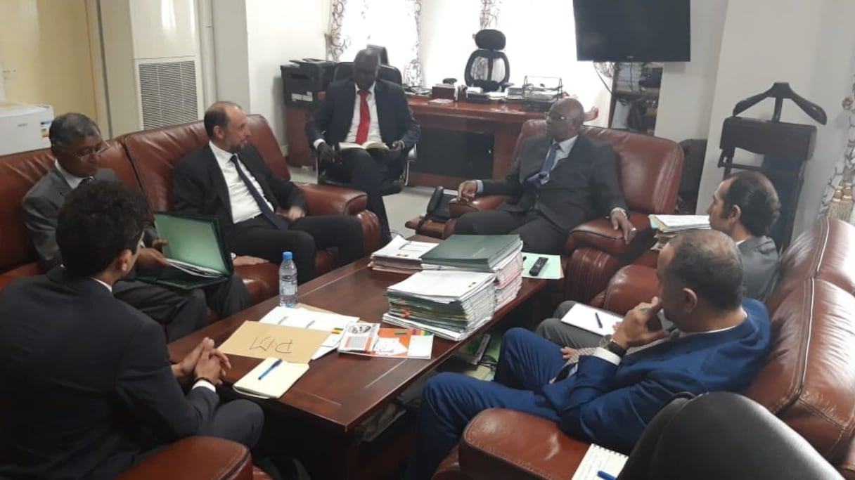 Réunion de Mohcine Jazouli à Dakar avec de hauts responsables sénégalais.
