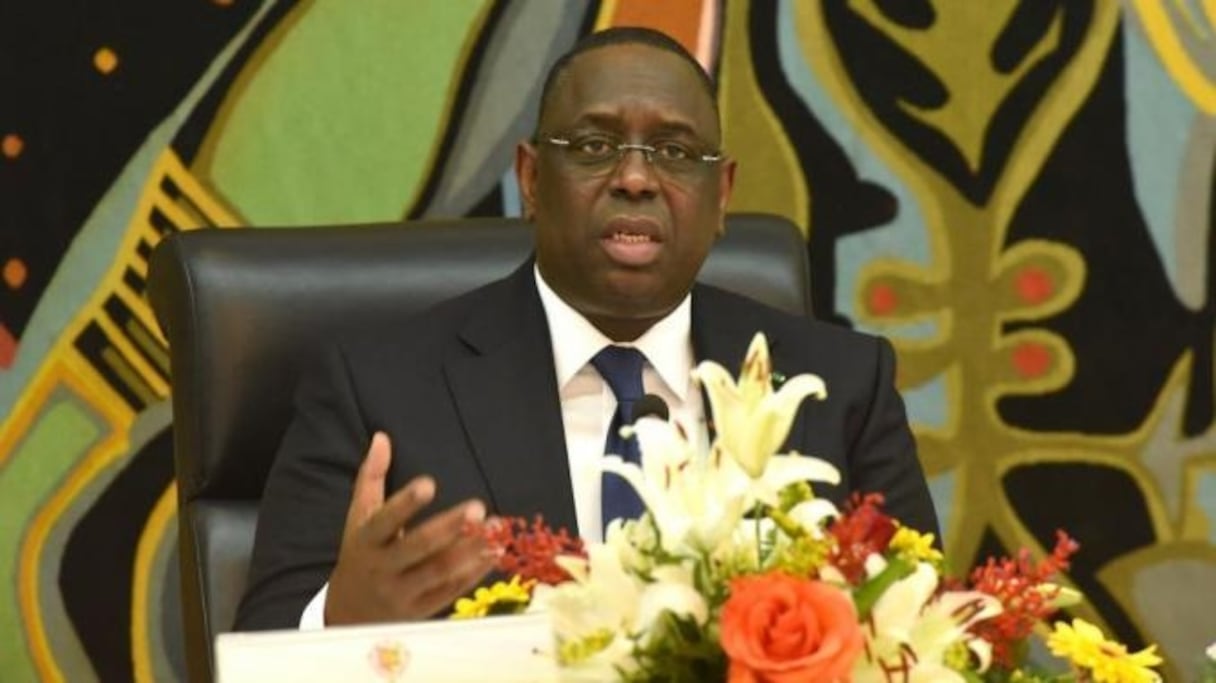 Macky Sall, président du Sénégal.
