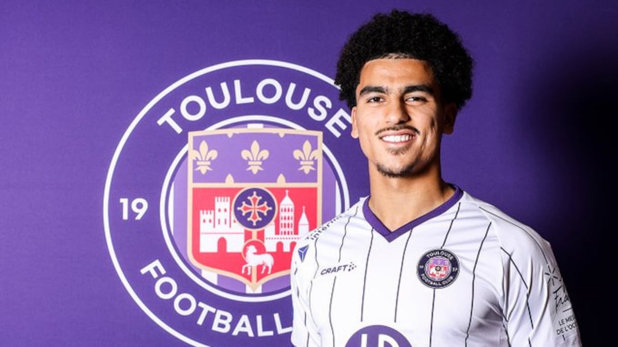 Zakaria Aboukhlal, joueur de Toulouse FC.
