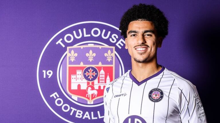 Zakaria Aboukhlal, joueur de Toulouse FC.
