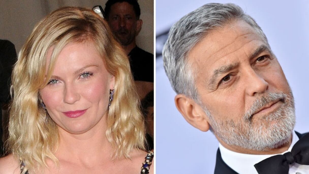 Kirsten Dunst et George Clooney.
