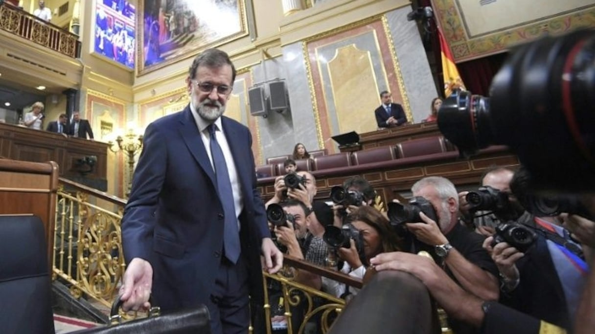 Le Premier ministre espagnol Mariano Rajoy, le 13 juin 2017 à Madrid.
