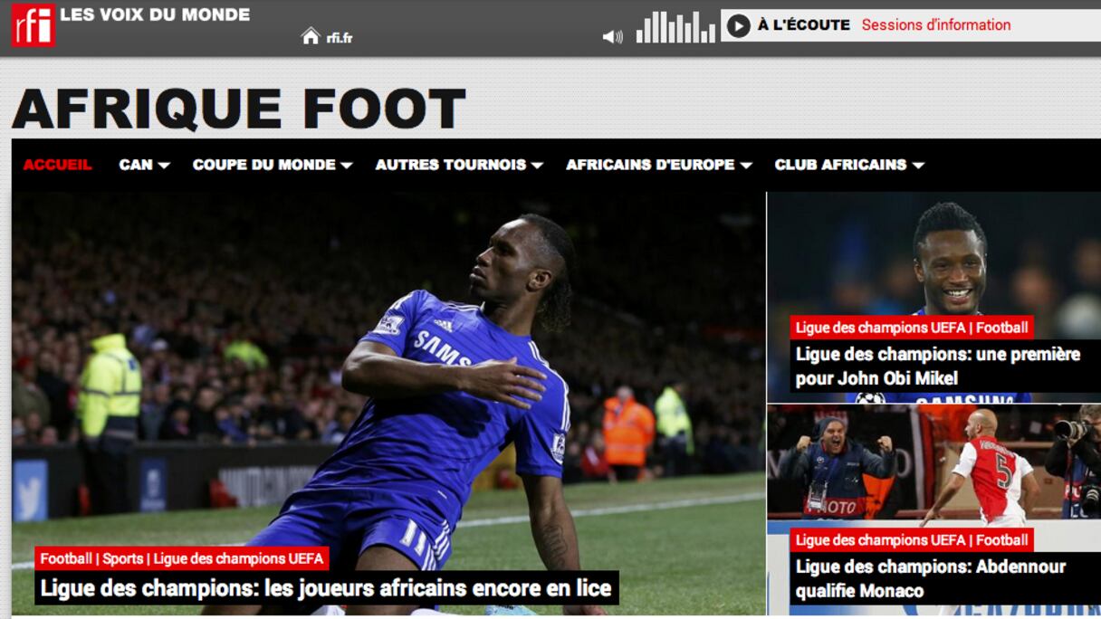 RFI lance "Afrique Foot".