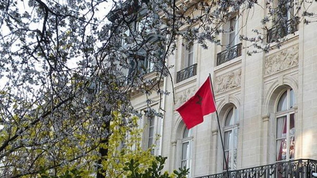 L'ambassade du royaume du Maroc à Paris.
