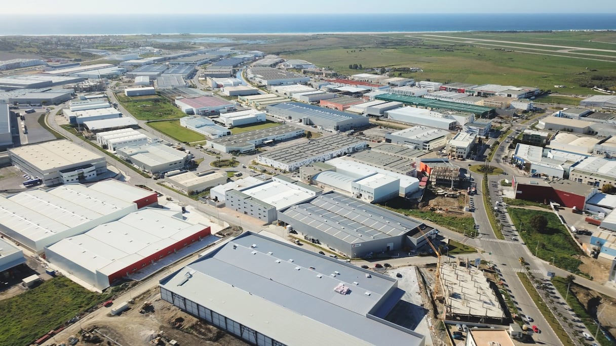 La plateforme industrielle de Tanger Med Zone.
