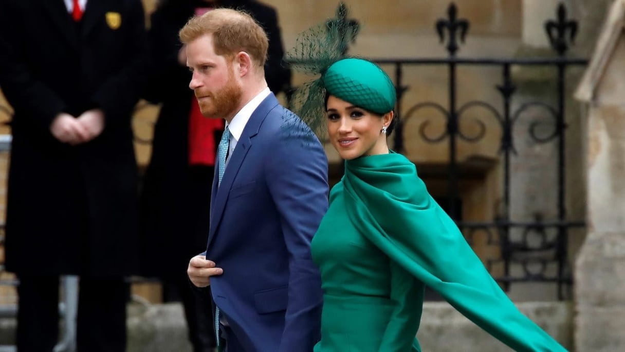 Le prince Harry et son épouse, Meghan Markle.
