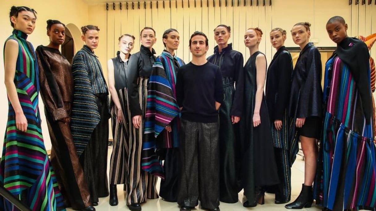 Benjamin Benmoyal à la Fashion Week de Paris, Automne-Hiver 2020.
