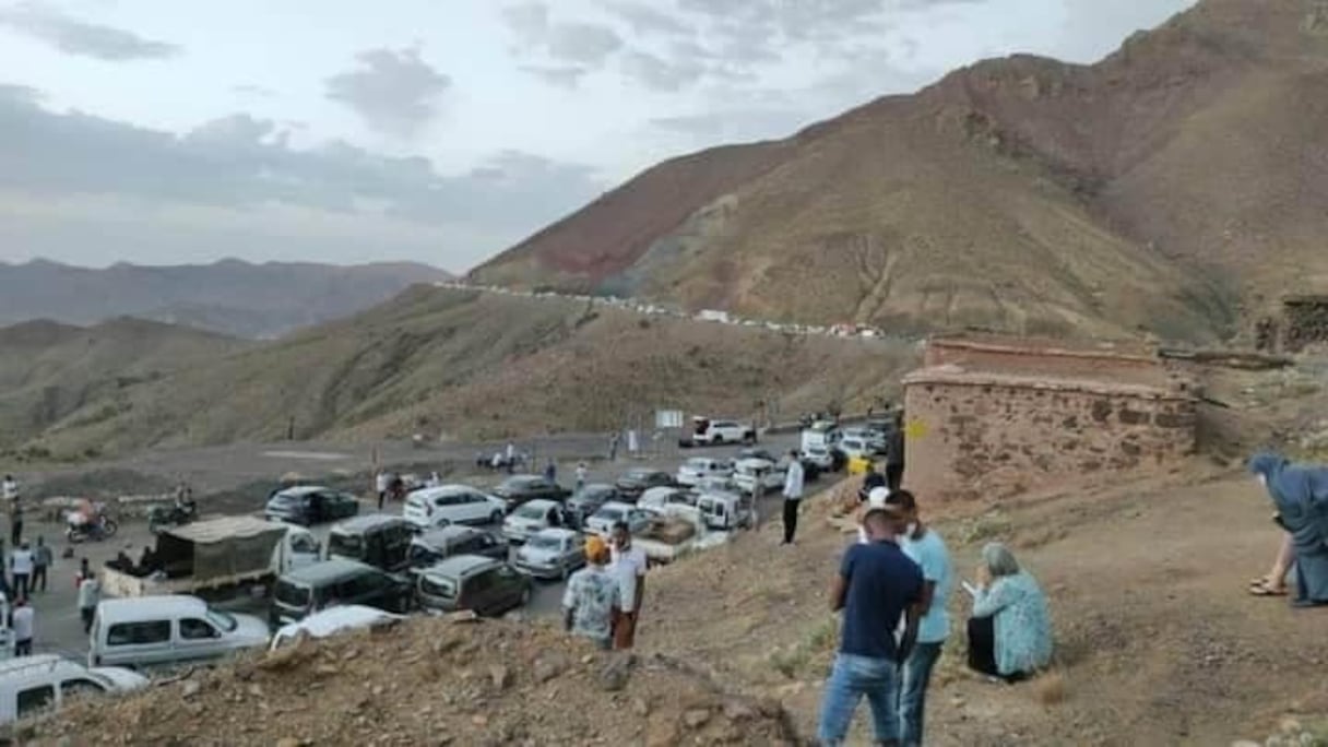 Sur la route vers Zagora.
