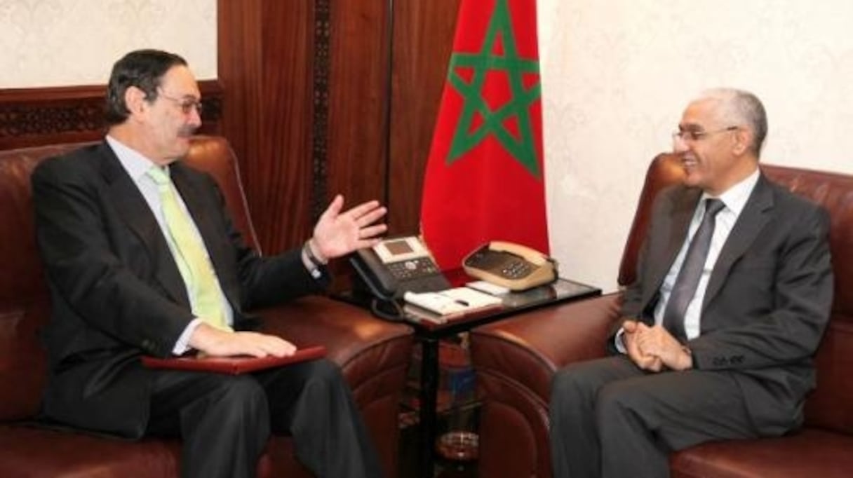 L'Ambassadeur d'Espagne à Rabat, Ricardo Diez-Hochleitner Rodriguez, lors d'une précédente réception à la Chambre des représentants
