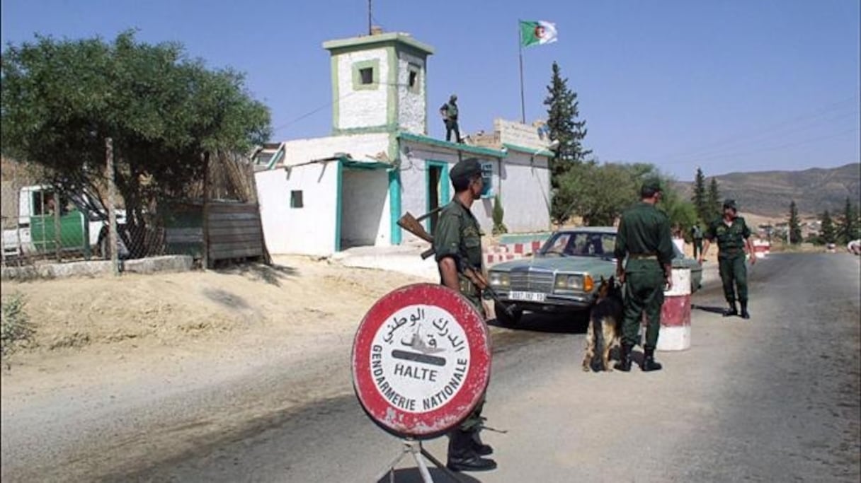 Frontière Algérie-Mauritanie.
