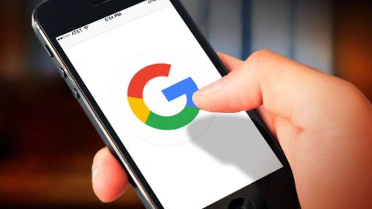 Google sur smartphone.
