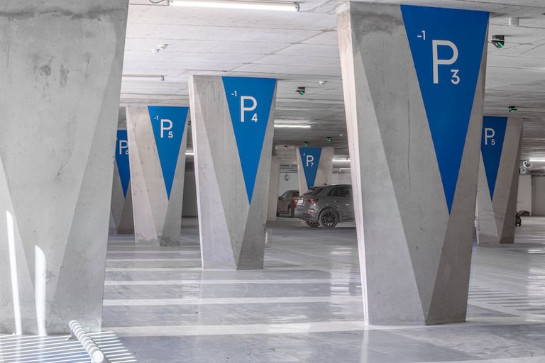 Le nouveau parking souterrain de Casa Anfa.