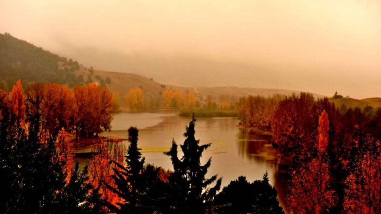 "Le lac Ouiwane dans le Moyen-Atlas, est l'un des plus beaux lacs de cette région. Grâce à la végétation qui l’entoure, on a toujours droit à une transformation de couleur tout au long de l’année". Hamid Lemasra, guide de montagne. 
