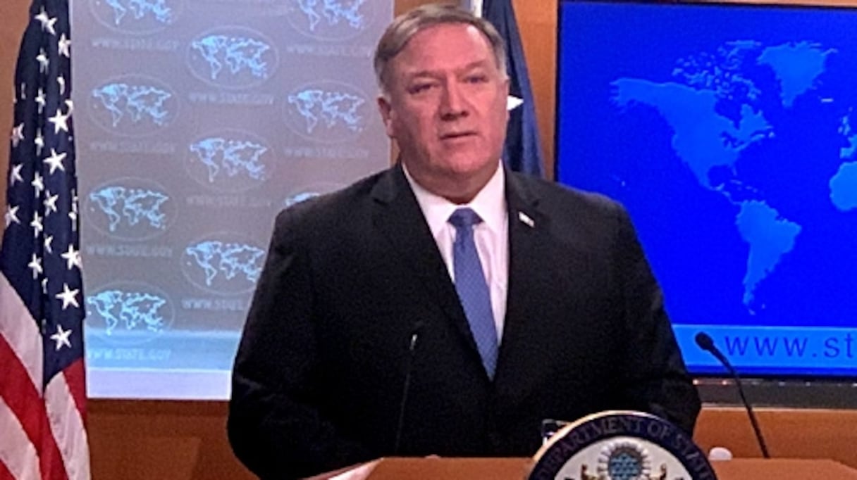 Mike Pompeo, secrétaire d’Etat américain.
