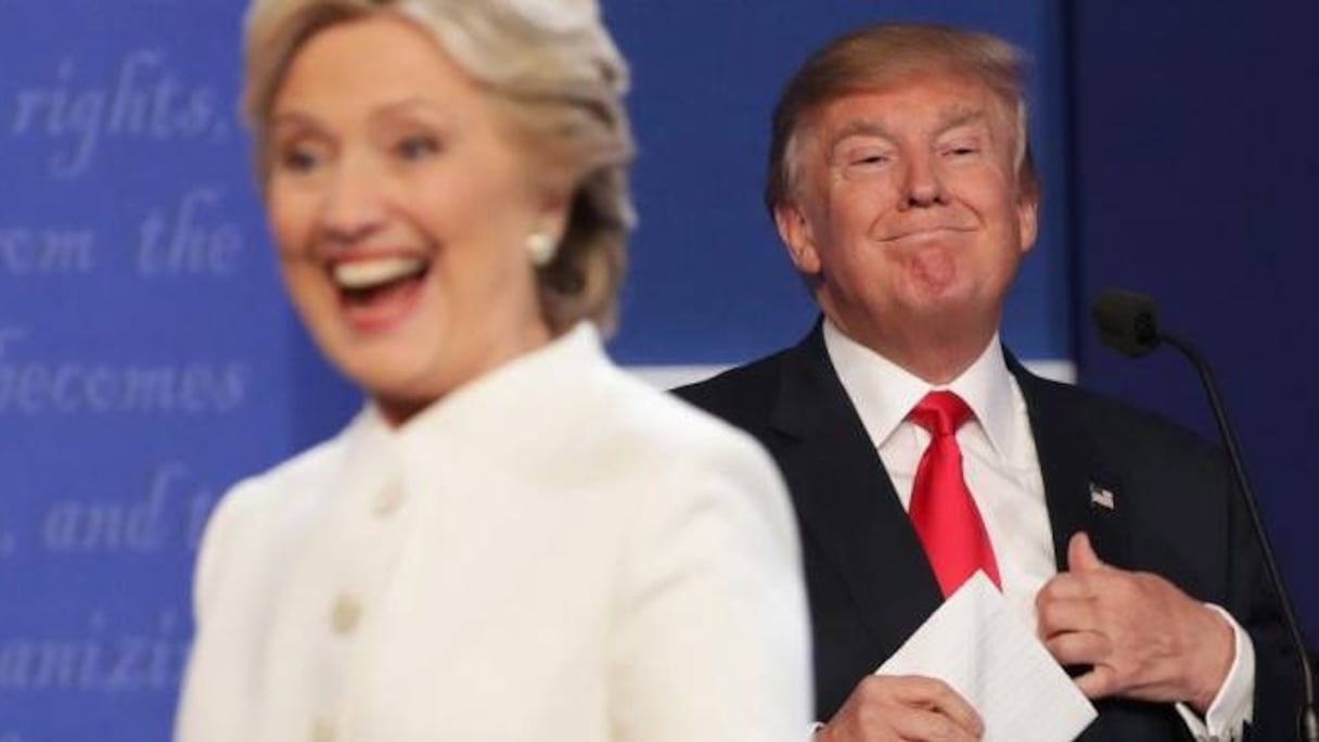 Débat télévisé entre les deux candidats d'alors, la Démocrate Hillary Clinton, et le Républicain Donald Trump, lors de la campagne présidentielle américaine de 2016. 
