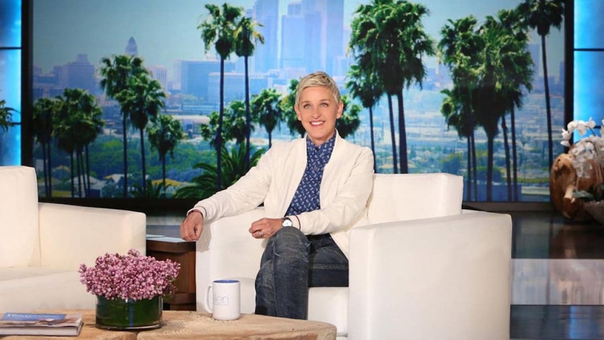 Ellen DeGeneres, animatrice du célèbre talk-show américain "The Ellen DeGeneres Show".
