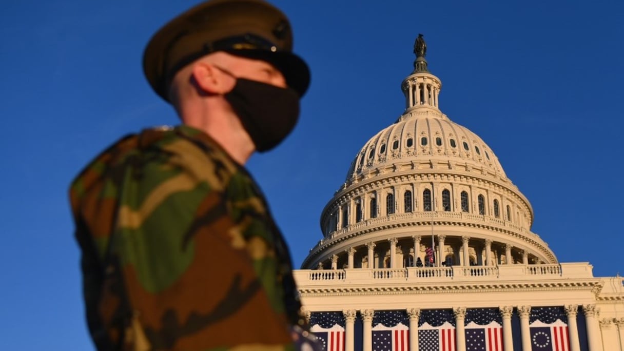 Le Capitole, à Washinton, le 19 janvier 2021.  
