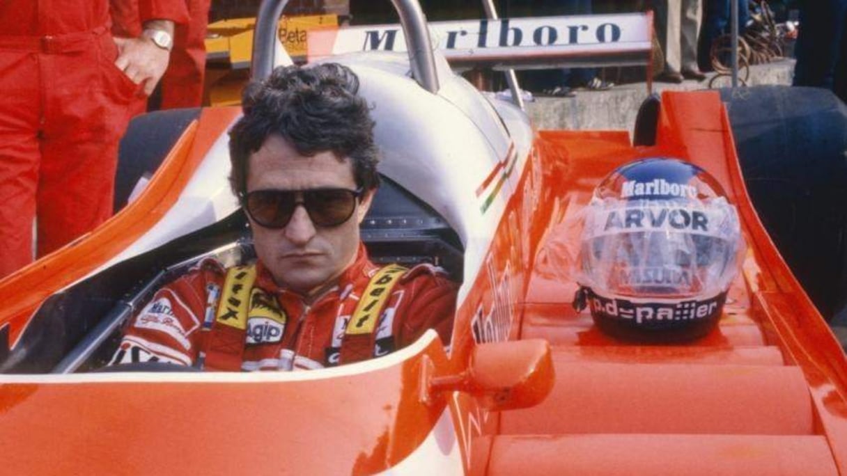 Patrick Depailler (FRA/Alfa Romeo), essais privés, Hockenheim (1980).
