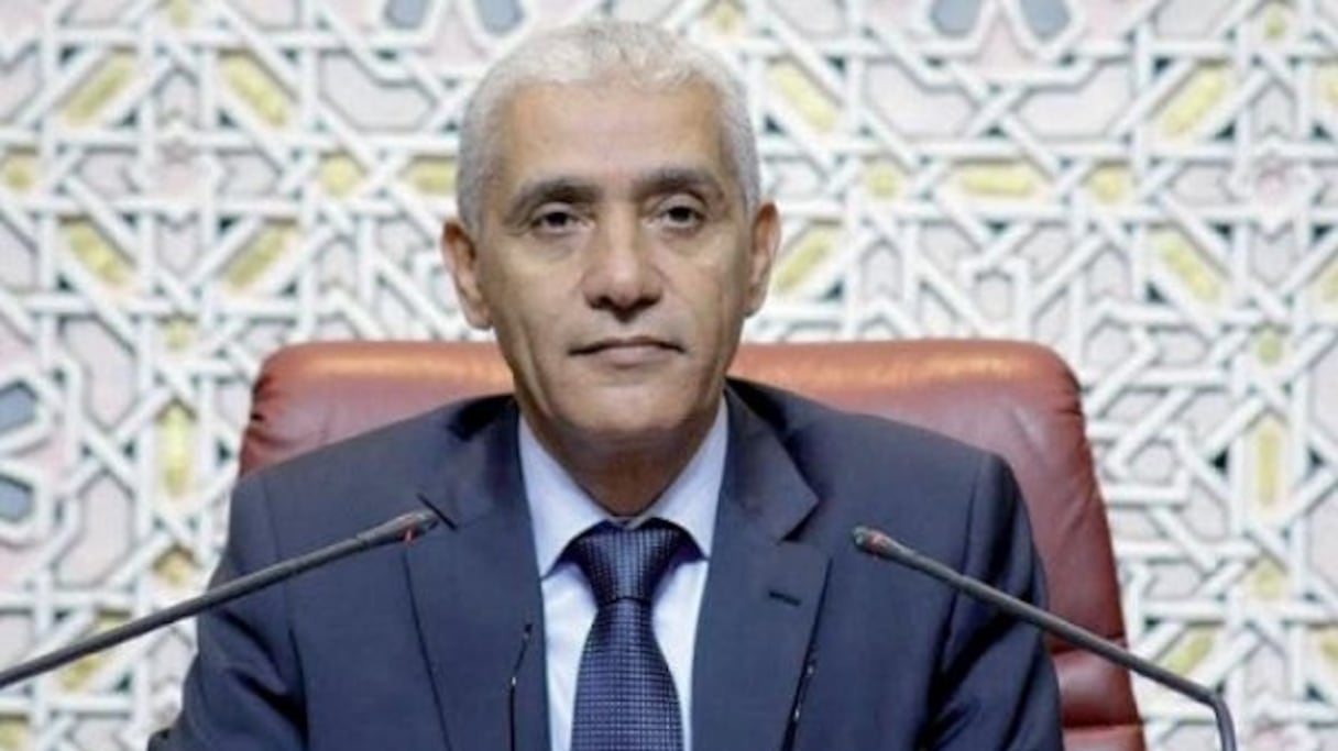 Rachid Talbi Alami, président de la Chambre des représentants.
