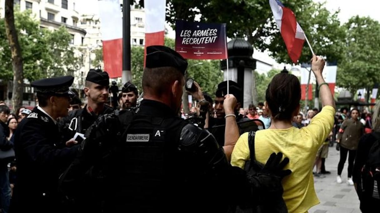 152 personnes ont été interpellées en marge du défilé.
