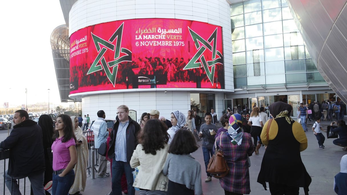 Le Morocco Mall commémorait mercredi 6 novembre la Marche verte par l'organisation de festivités qui ont attiré foule.  
