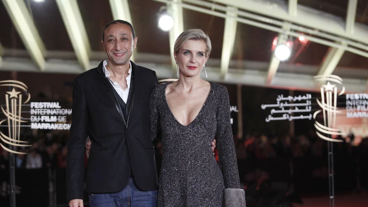 Faouzi Bensaidi sur le tapis rouge, en compagnie de la toujours resplendissante Mélita Toscan Du Plantier.