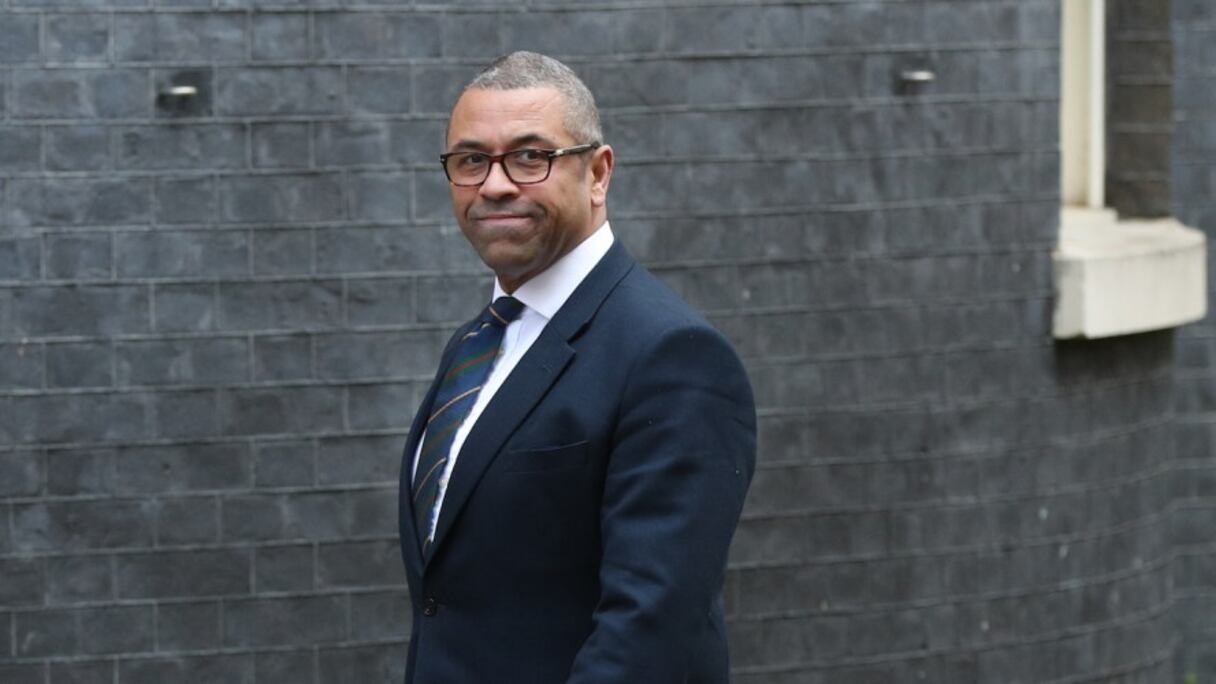 James Cleverly, ministre d'État britannique au Moyen-Orient et à l'Afrique du Nord. 
