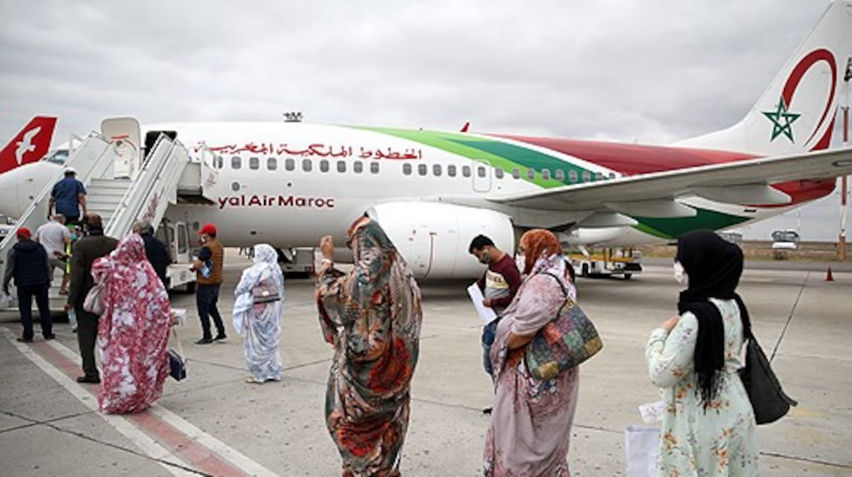 Un vol domestique de Royal Air Maroc.
