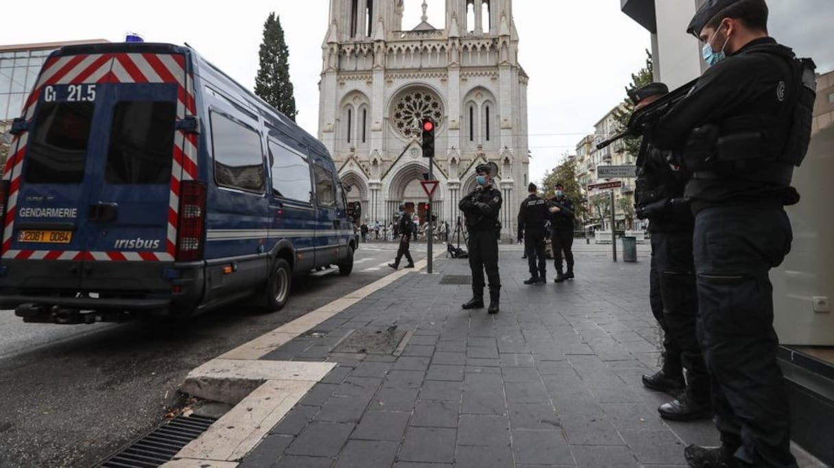 La basilique de Nice, en France.
