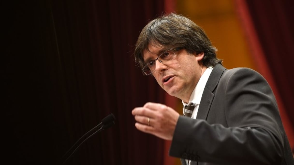 Carles Puigdemont, président de la région catalane.
