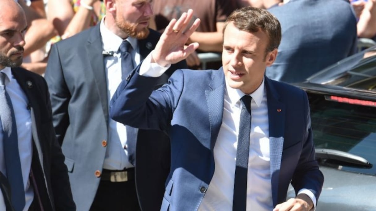 Le président français Emmanuel Macron.
