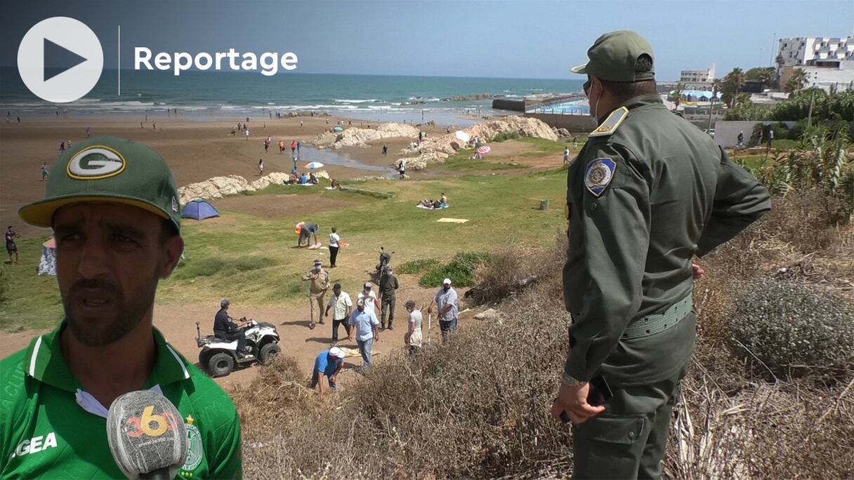 A Casablanca, les autorités locales veillent pour libérer les plages occupées illégalement par les loueurs de parasols.
