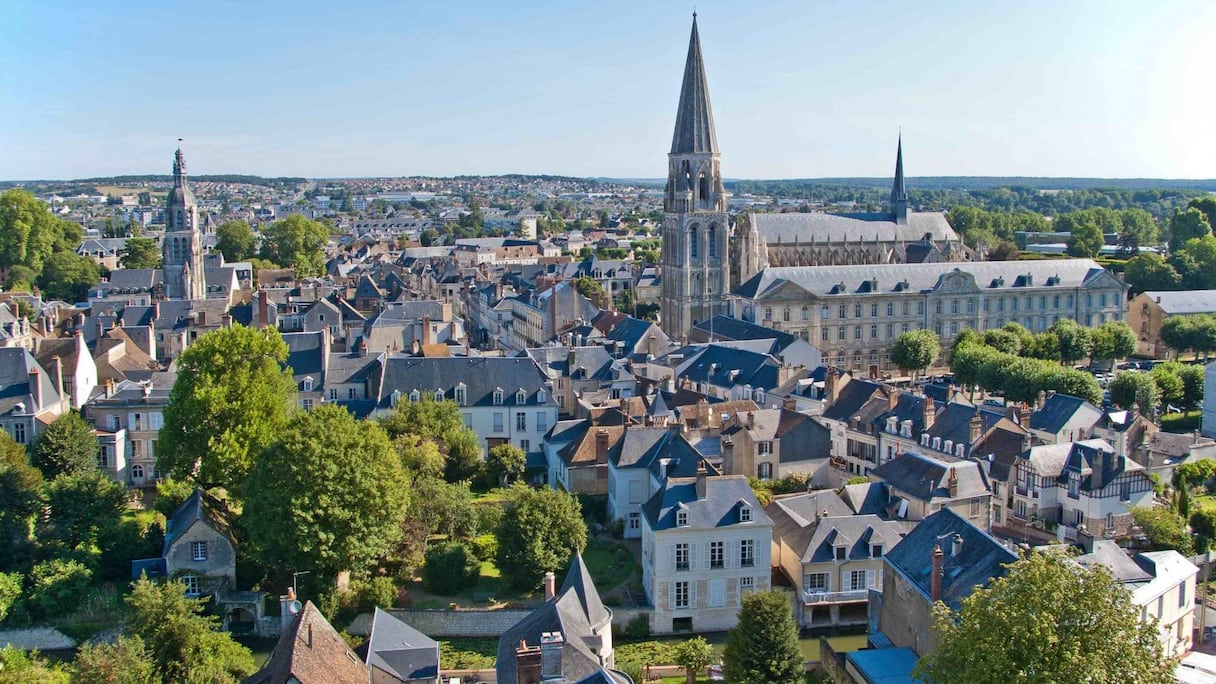 La ville de Vendôme, dans le Loir-et-Cher.
