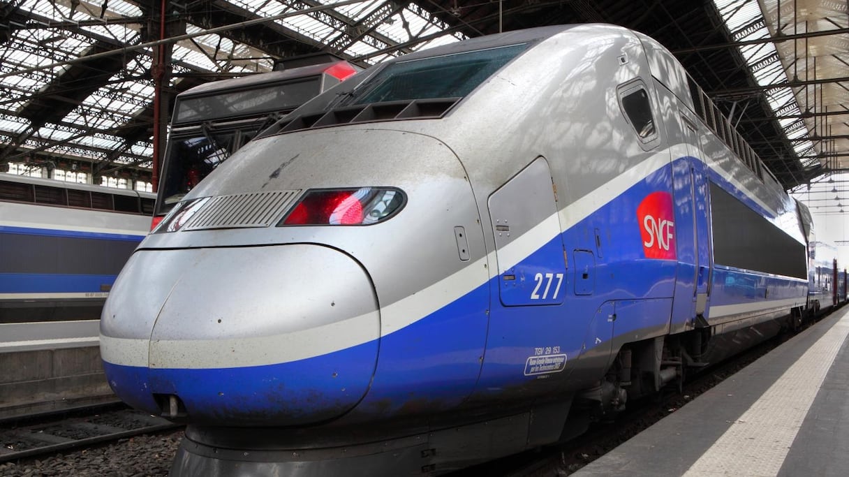 Un TGV à quai à la gare de Lyon, à Paris, le 7 janvier 2017.
