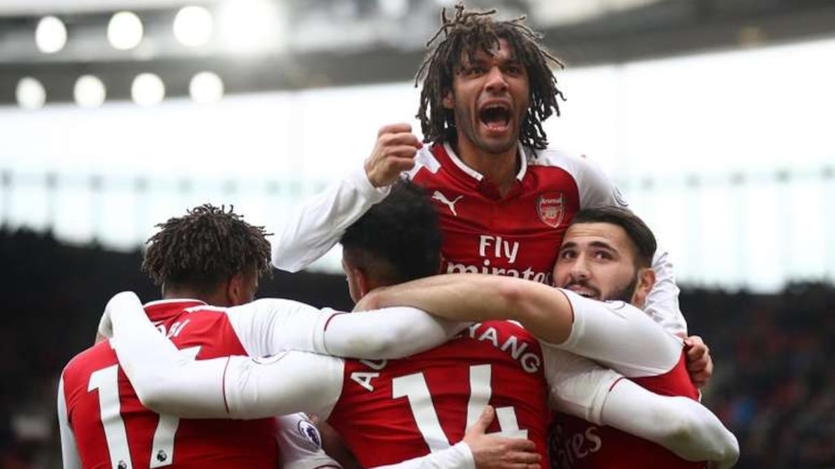 L'international égyptien d'Arsenal, Mohamed Elneny.
