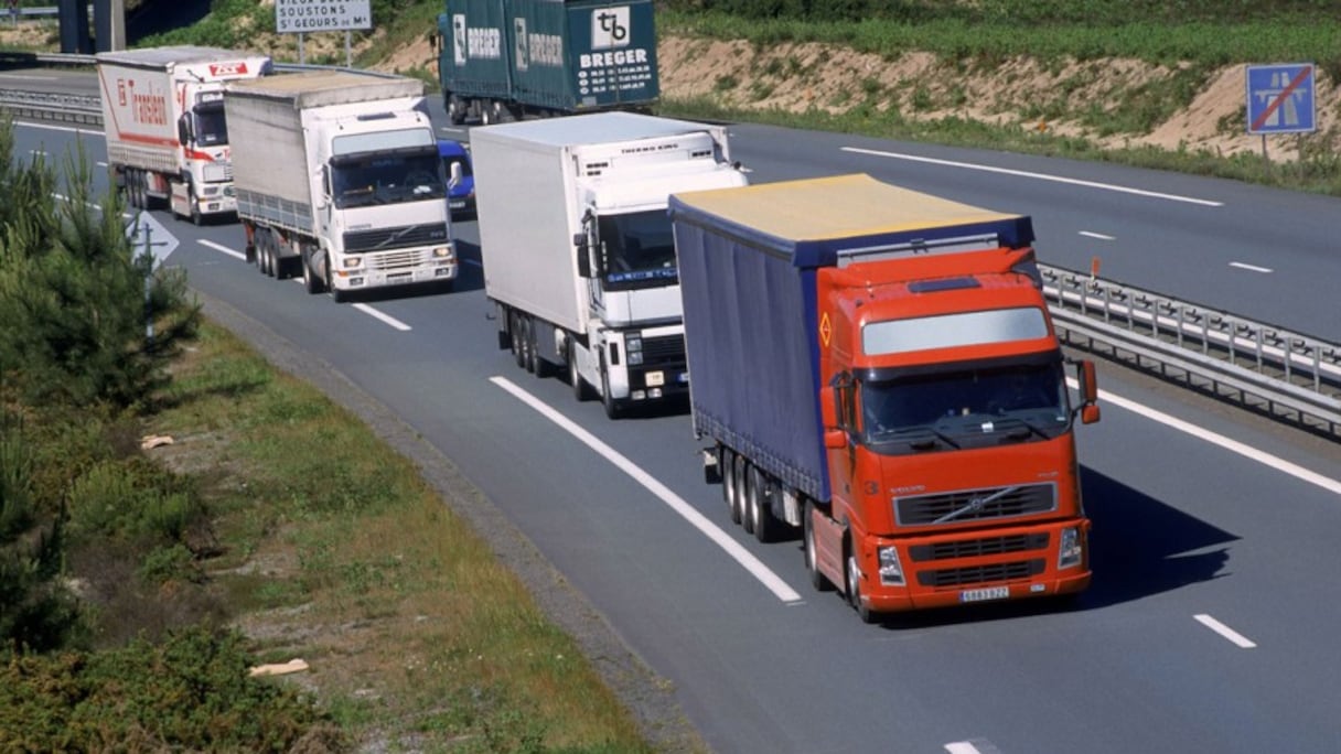 Camions de transport routier. (Photo d'illustration)
