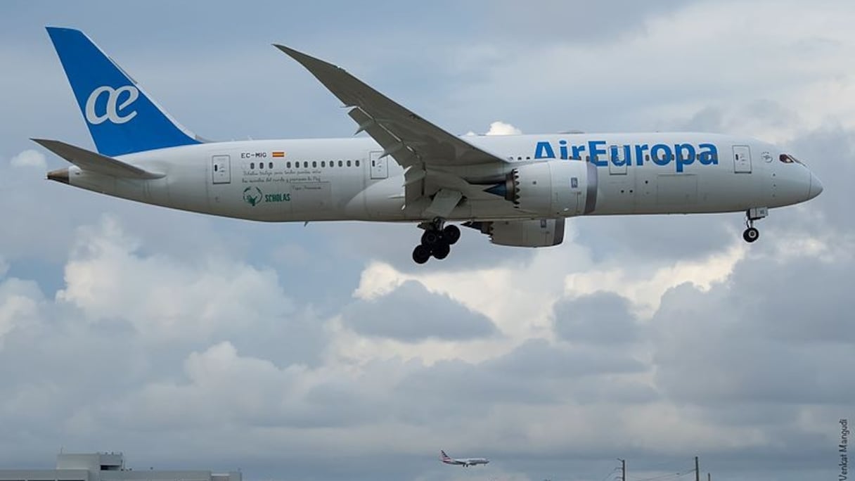 Un avion de la compagnie espagnole AirEuropa.
