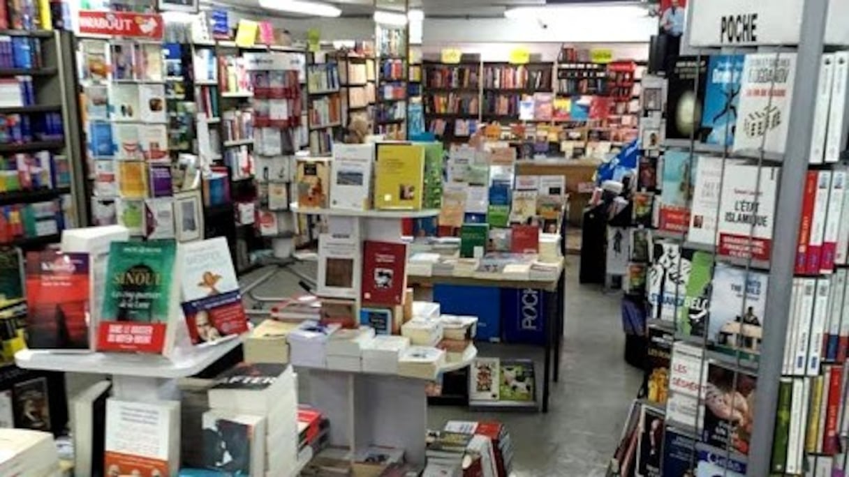 Une librairie de Casablanca. 
