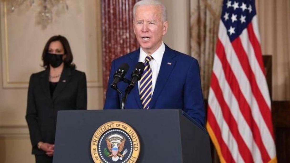 Joe Biden, président des Etats-Unis. 
