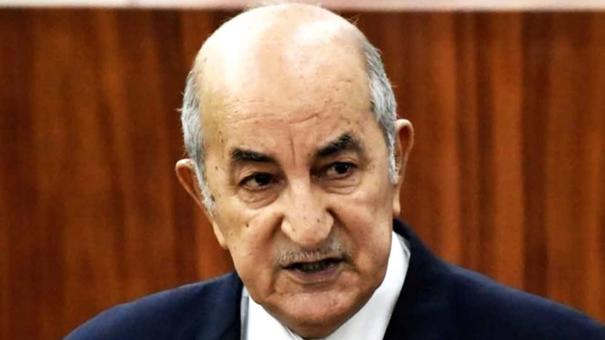 Le président algérien Abdelmadjid Tebboune.
