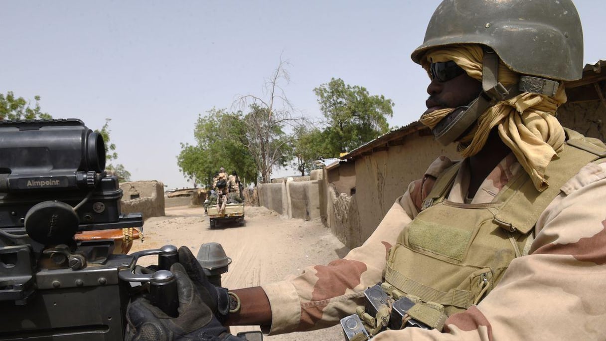 Patrouille de l'armée nigériane.
