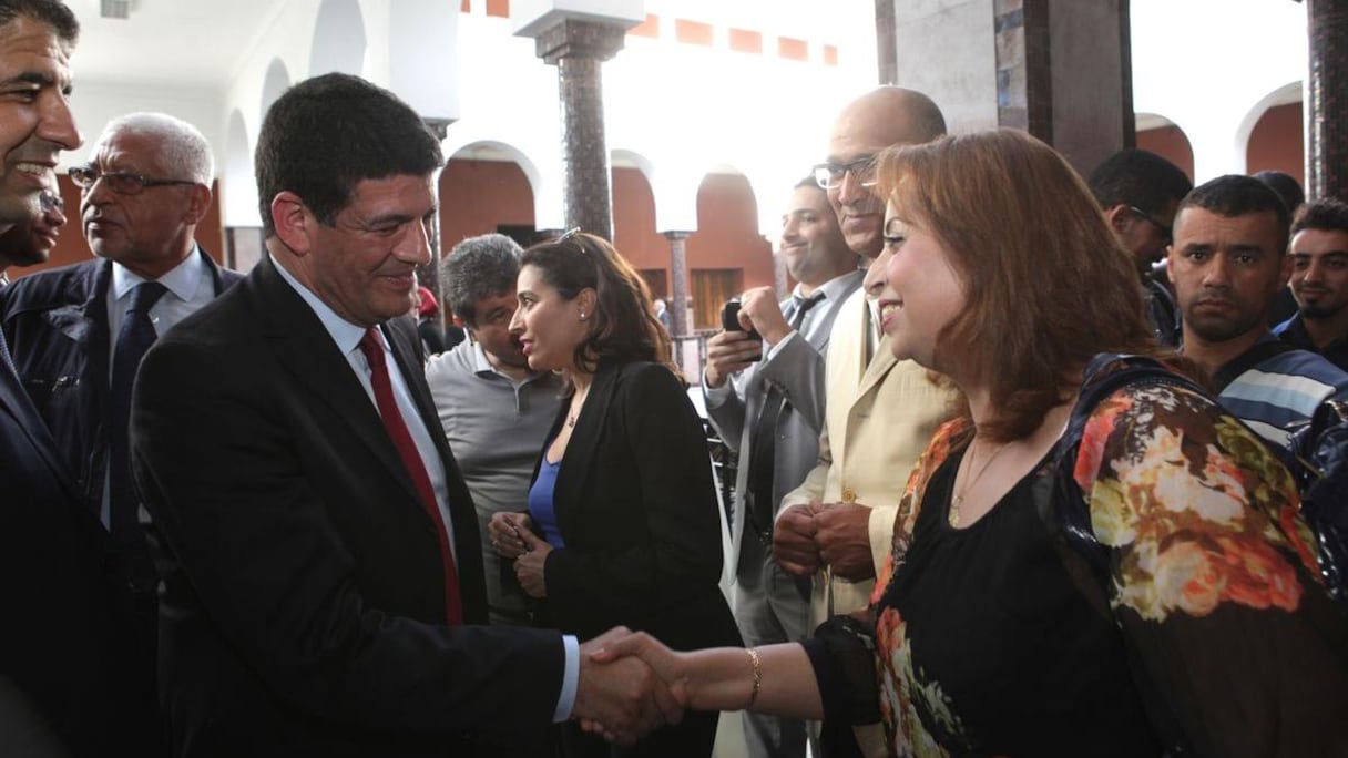 Mustapha Bakkoury et Fatima Tihihite.
