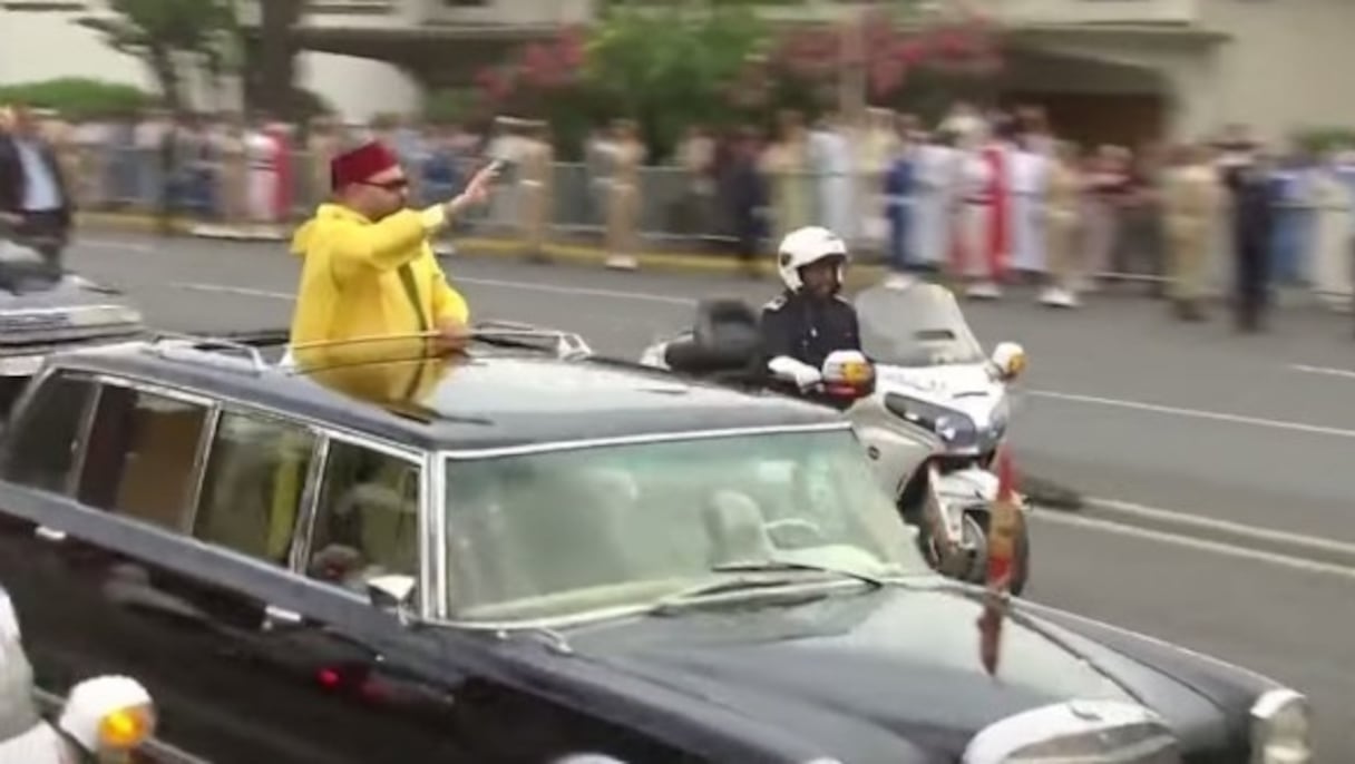 Le roi Mohammed VI. 
