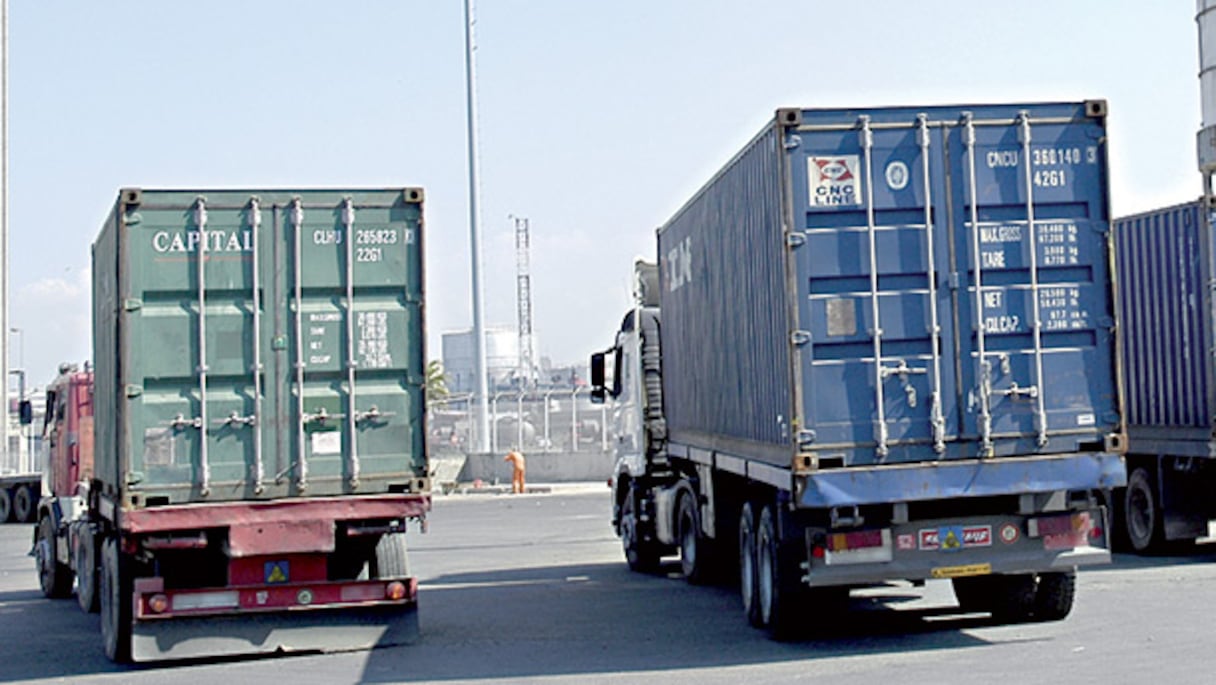 Des camions de transport de marchandises. (Photo d'illustration)
