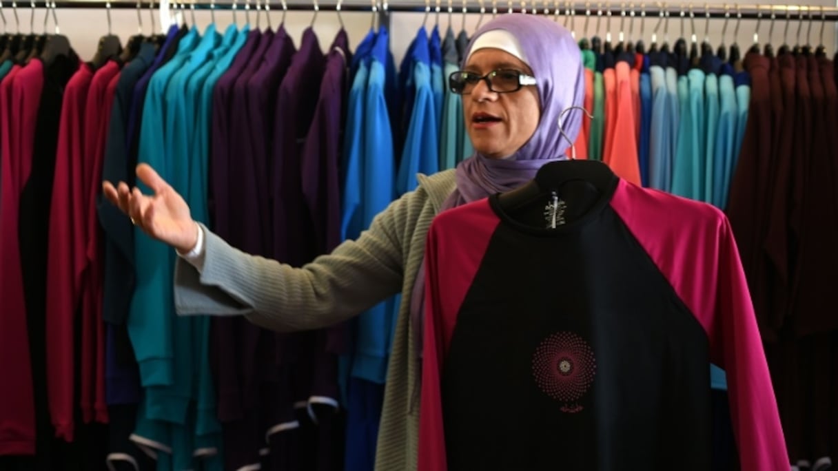 La styliste australo-libanaise, Aheda Zanetti, créatrice du burkini, à Sydney, le 19 août 2016.
