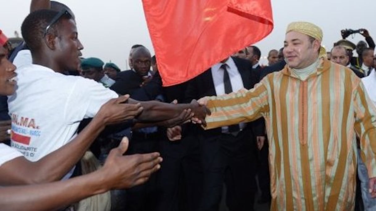 Le roi Mohammed VI lors de sa récente visite au Mali.
