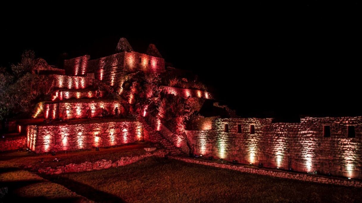 Le site archéologique du Machu Picchu, citadelle Inca à Cusco, au Pérou, lors de la cérémonie de sa réouverture, le 1er novembre 2020. 
